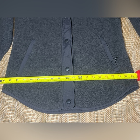 5.11 Tactical Women's FRANCES FLEECE COAT with Hood, Size Small, Dark Grey - Picture 7 of 13